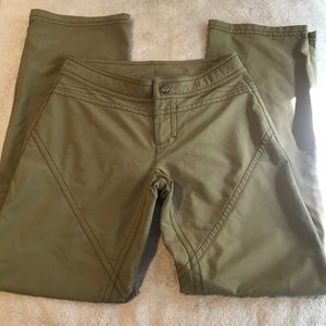 Athleta Tan Fleece Lined Hiking Skiing Soft Pants